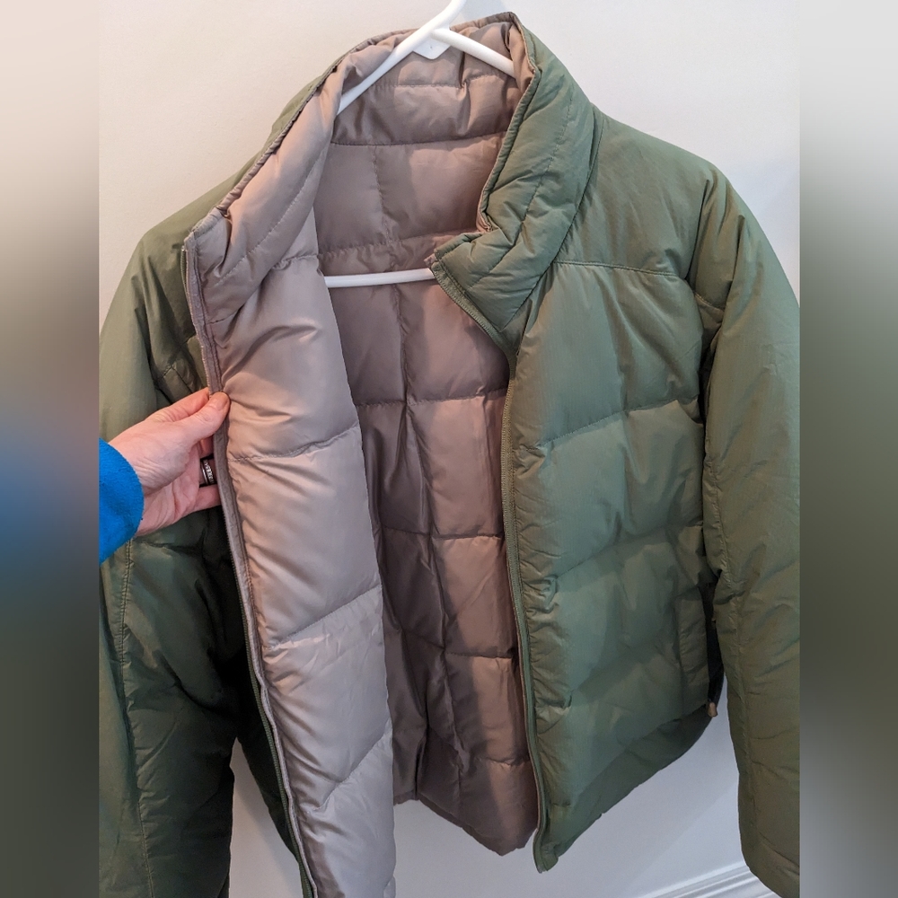 Lands End reversible men's puffer jacket M